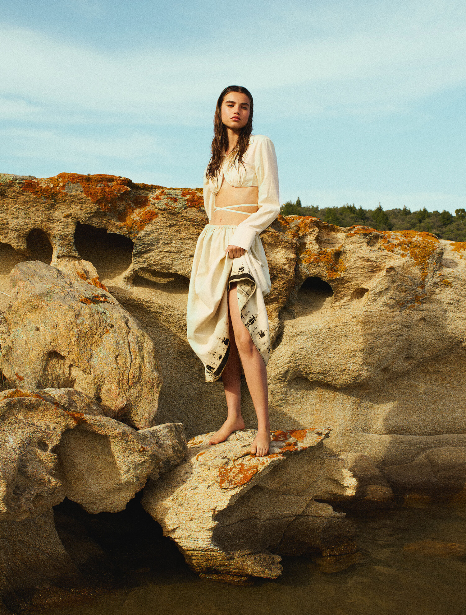 Meghan Is Lensed by Nicos Bustos for Vogue Greece July-August 2021